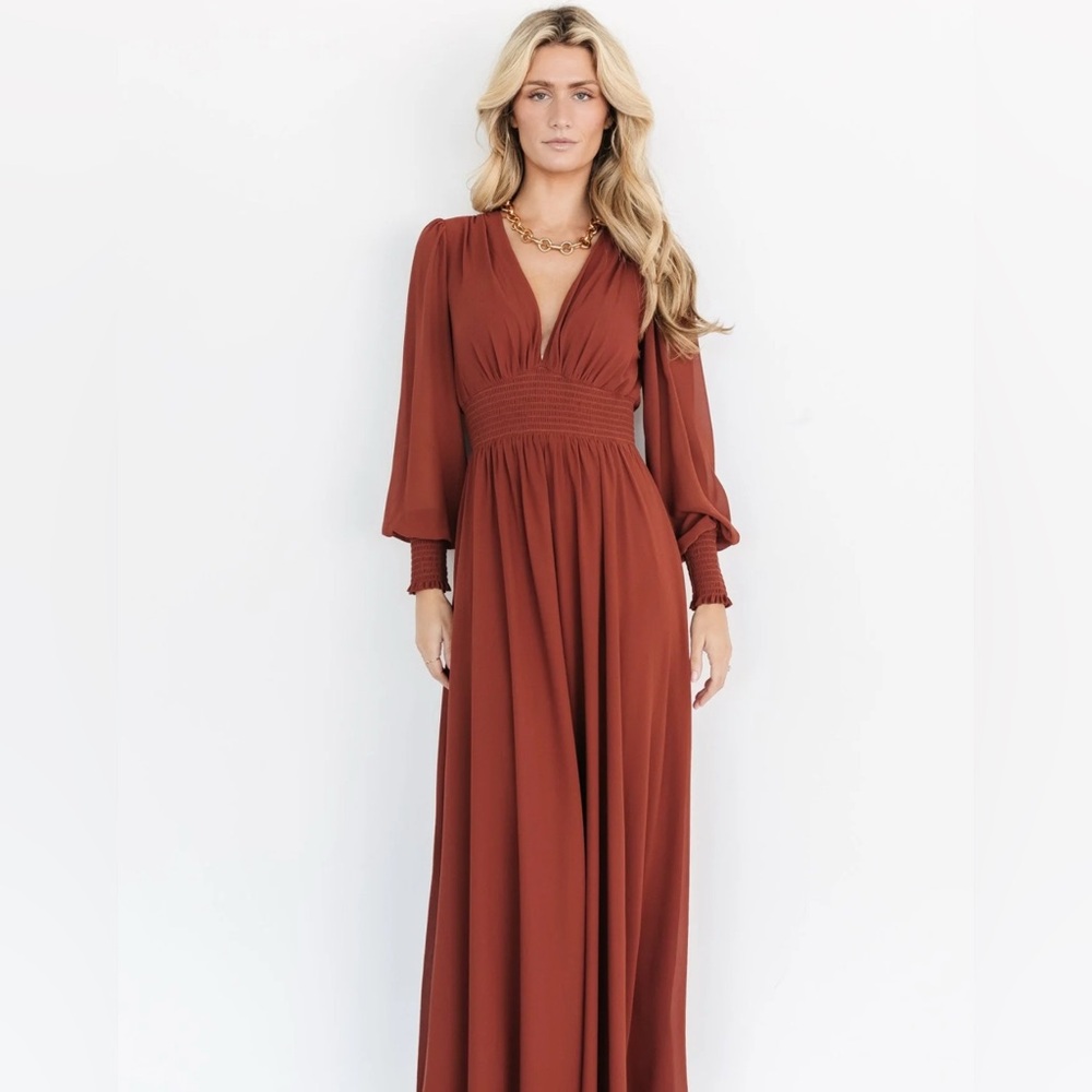 OLIVIA MAXI DRESS | CINNAMON